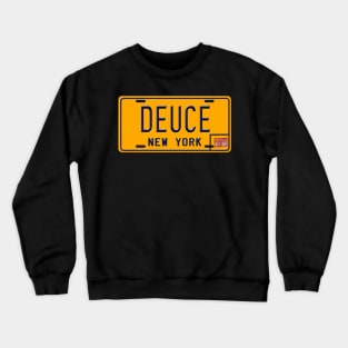 Deuce License Plate Crewneck Sweatshirt